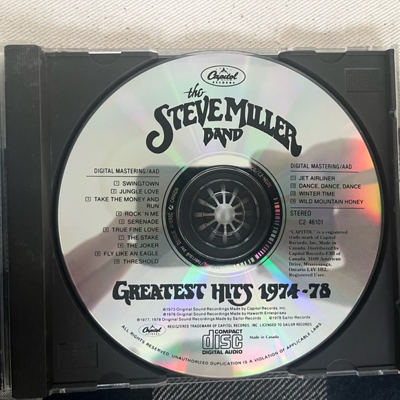 Steve Miller Band Greatest Hits - Picture 5 of 5